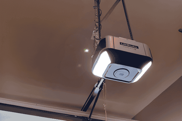 Garage Door Opener with built in LED lighting and security camera